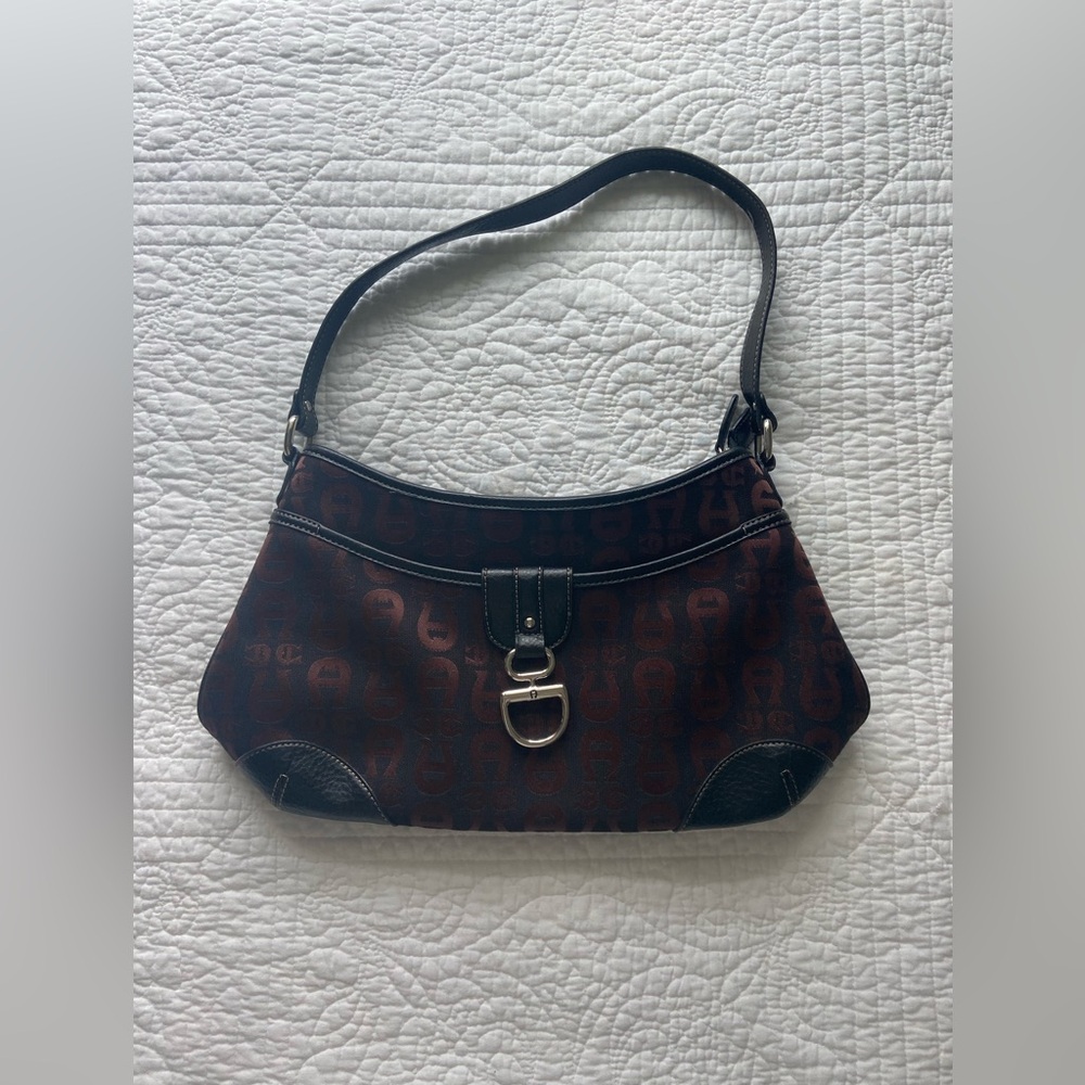 Etienne Aigner | Brown Logo | Shoulder Bag | Vintage Designer